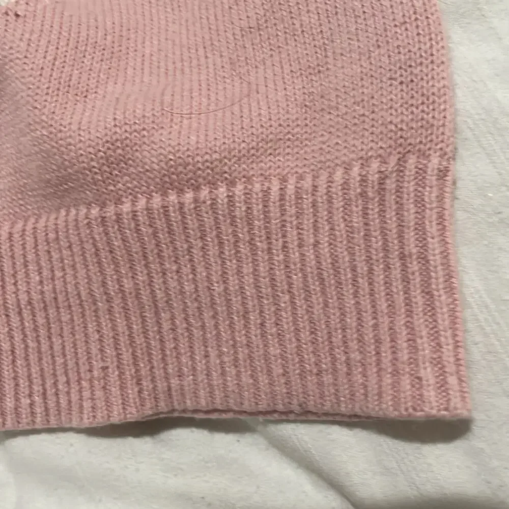Gap kids 5 pale pink puffed sleeve queen mouse sweater euc worn once 💯cotton